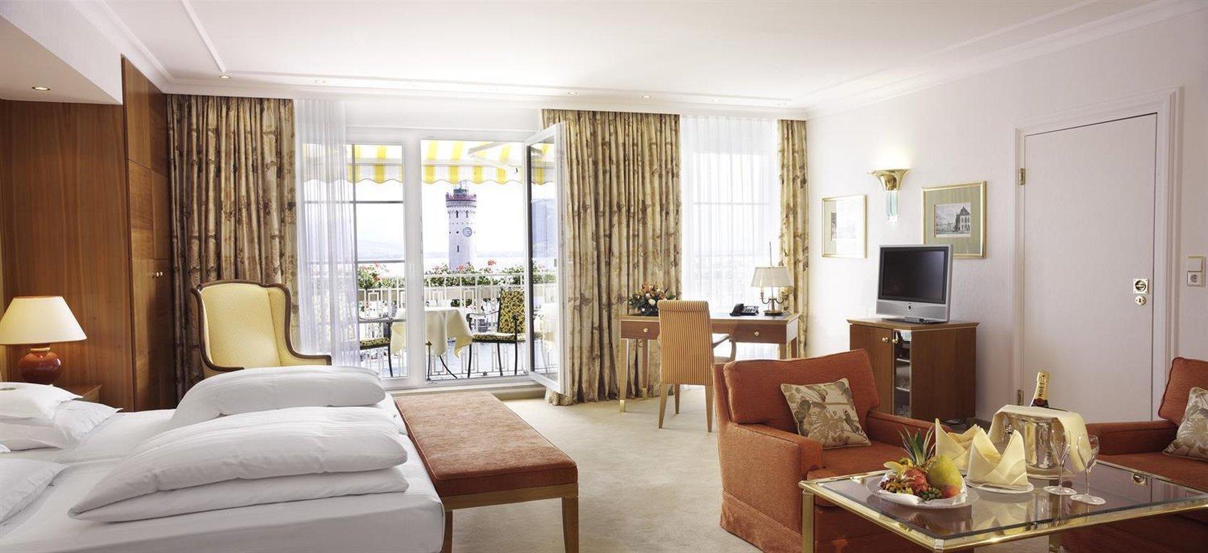 Hotel Bayerischer Hof Λιντάου Εξωτερικό φωτογραφία A typical room at the Hotel de France
